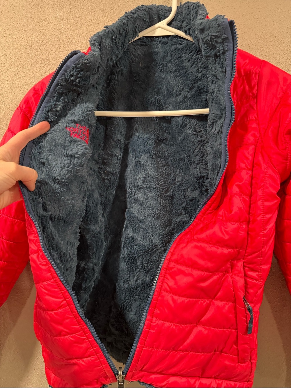 The North Face Girls Mossbud Swirl Reversible Jacket - Picture 7 of 11